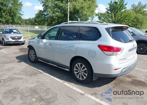 2016 Nissan Pathfinder S z USA, uszkodzony, nr VIN 5N1AR2MM4GC611186